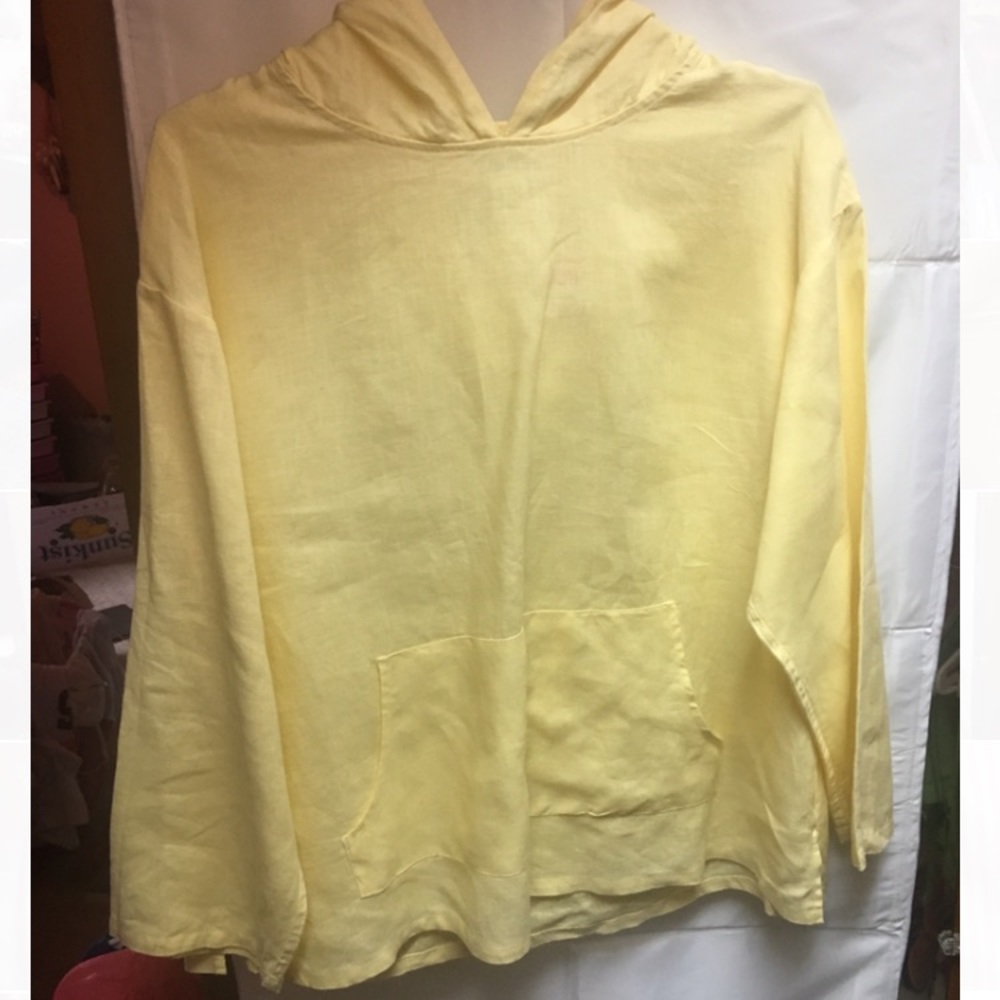 Linen hoodie